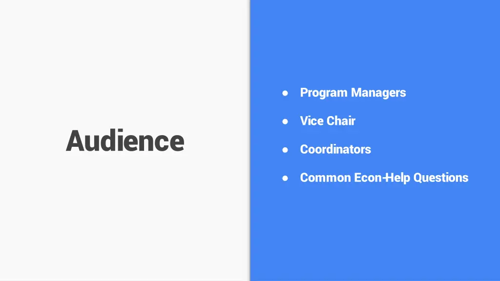 program managers