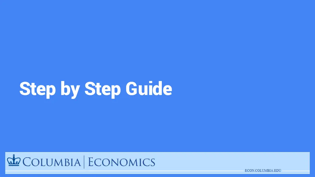 step by step guide