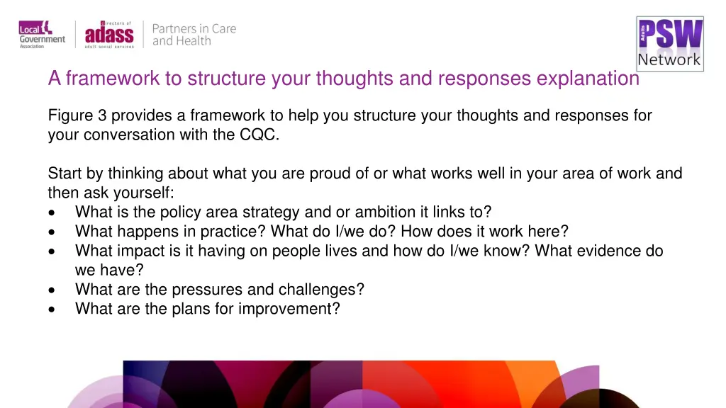 a framework to structure your thoughts