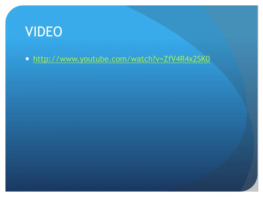 video
