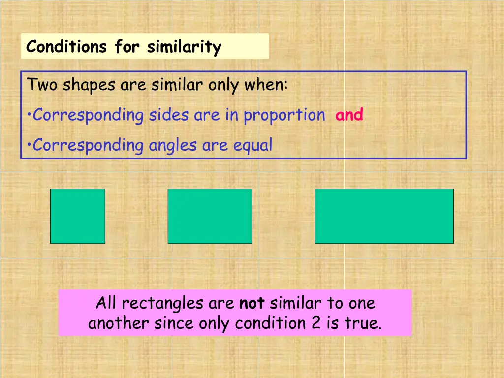 conditions for similarity