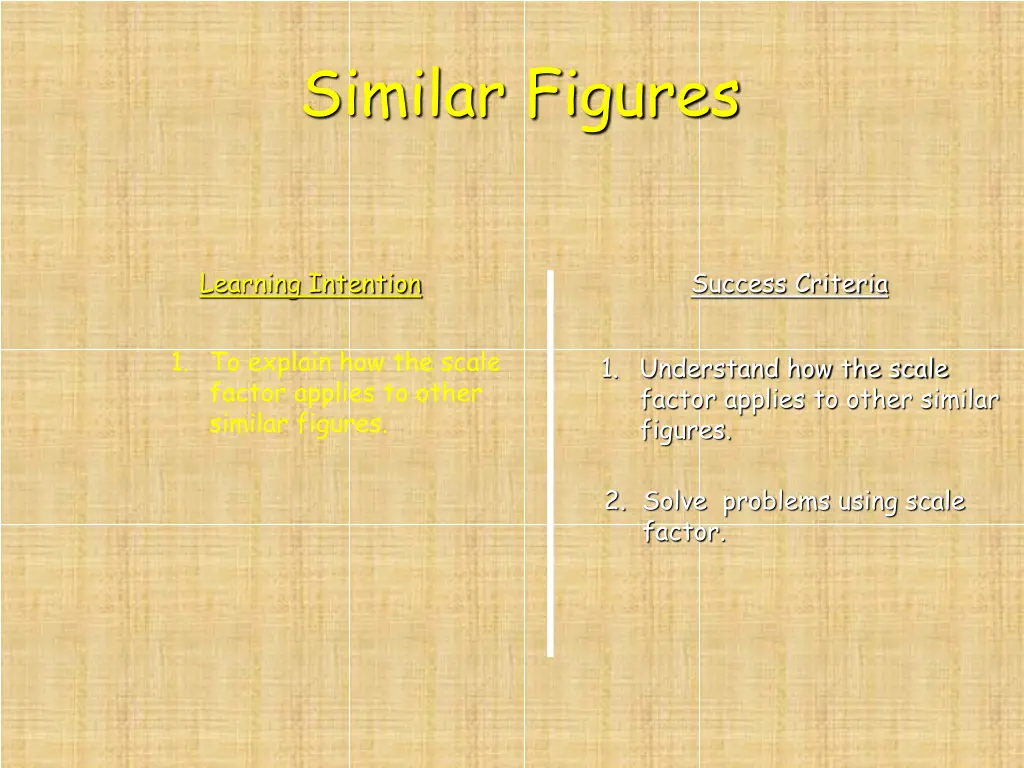 similar figures