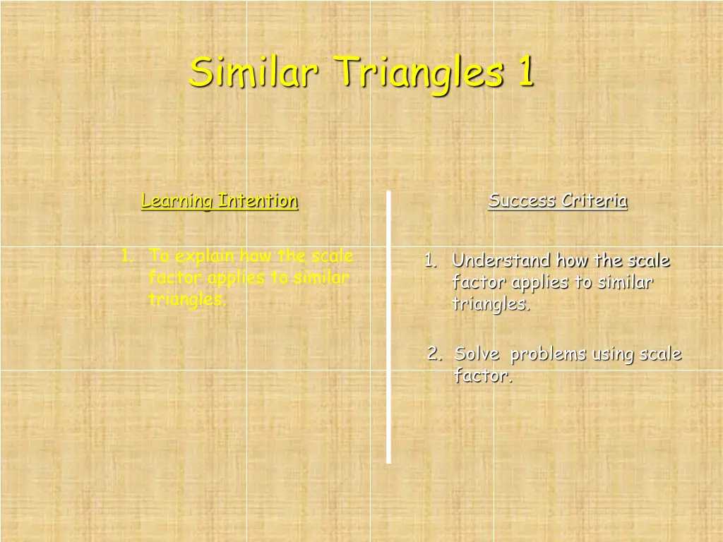 similar triangles 1