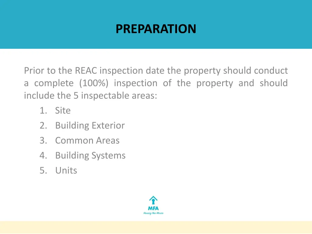 preparation