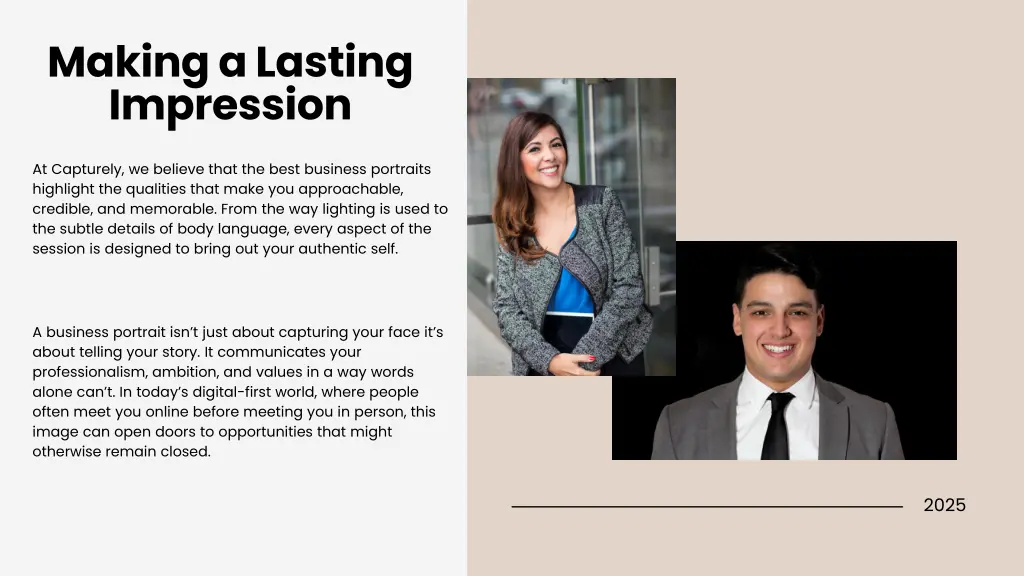 making a lasting impression