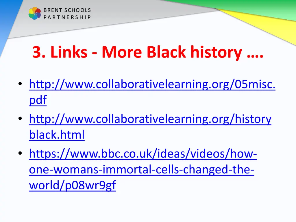 3 links more black history