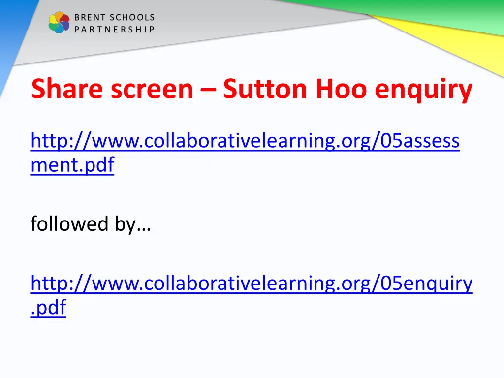 share screen sutton hoo enquiry