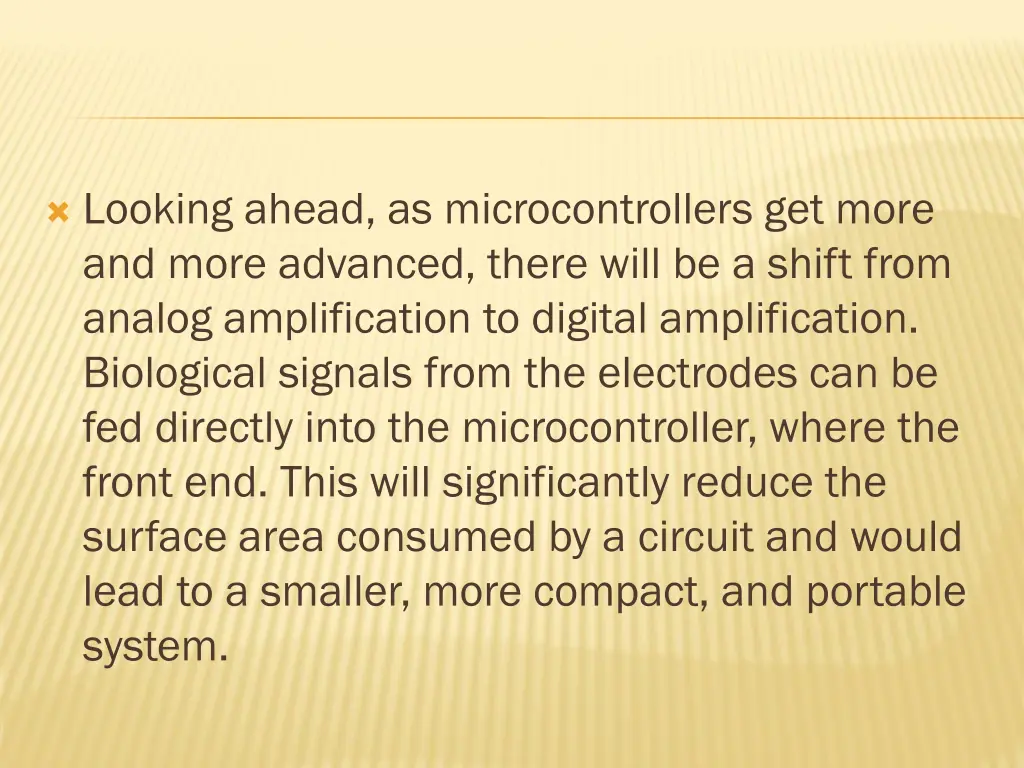 looking ahead as microcontrollers get more