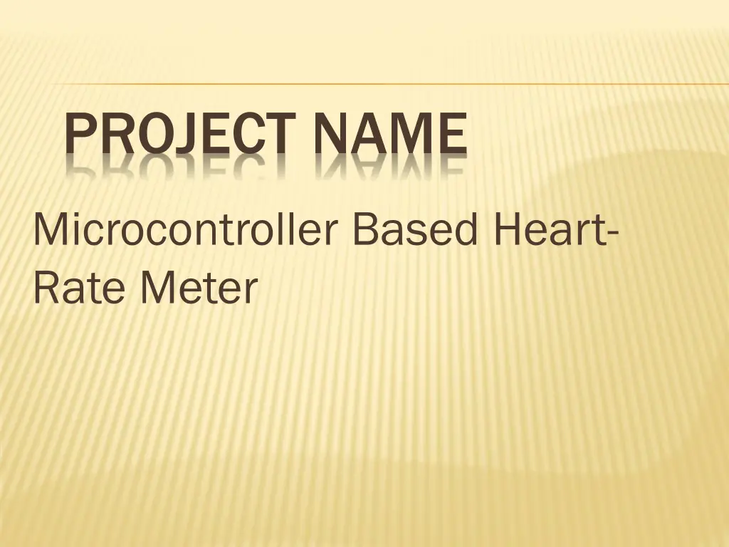 project name