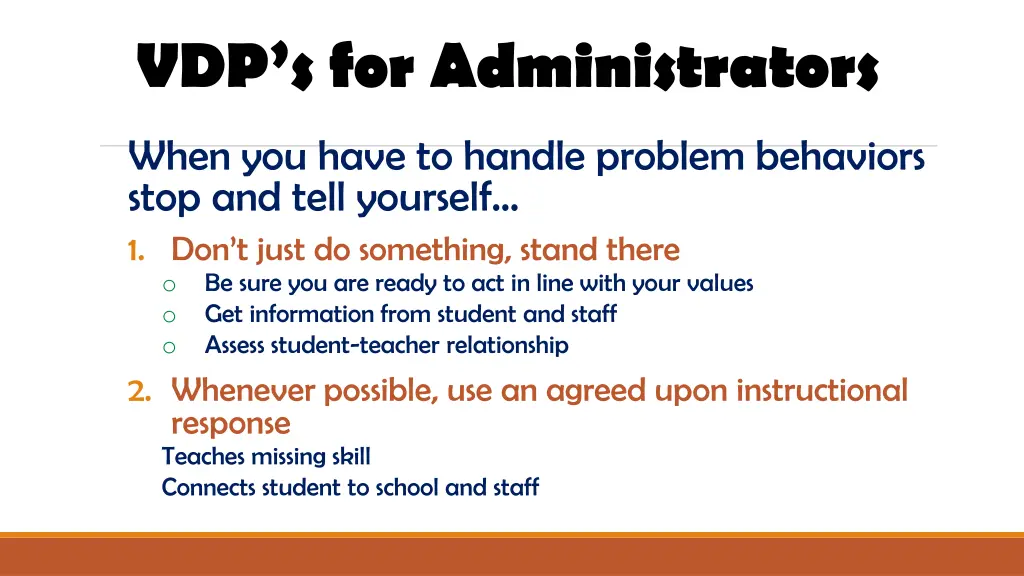 vdp s for administrators