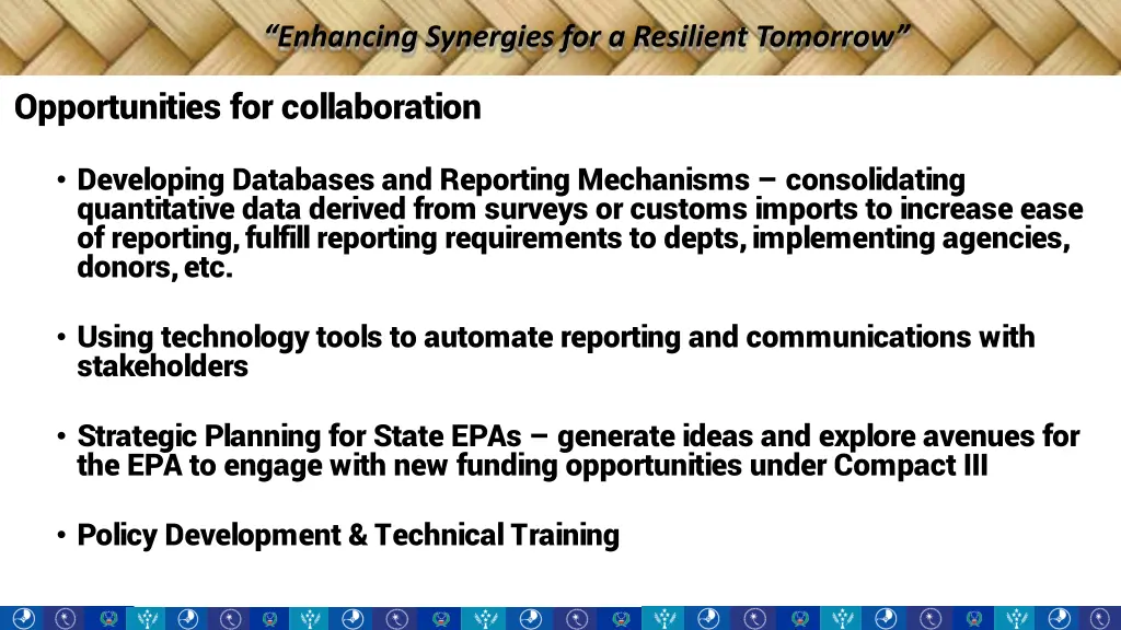 enhancing synergies for a resilient tomorrow 3