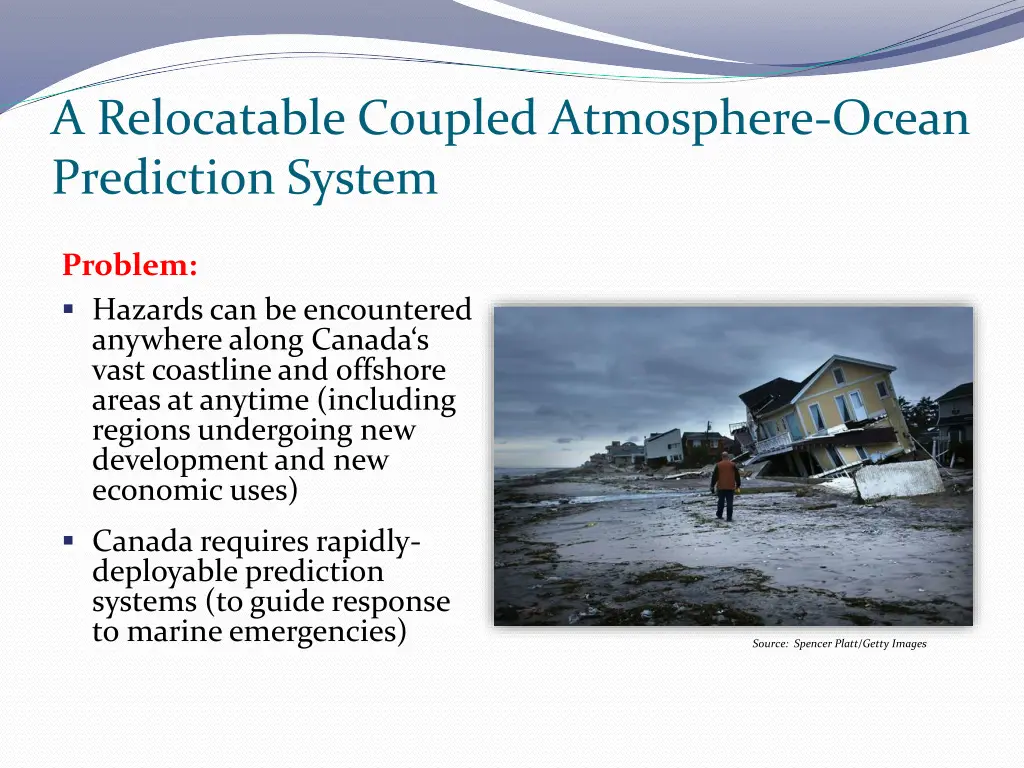 a relocatable coupled atmosphere ocean prediction 2