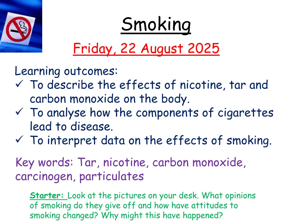 smoking
