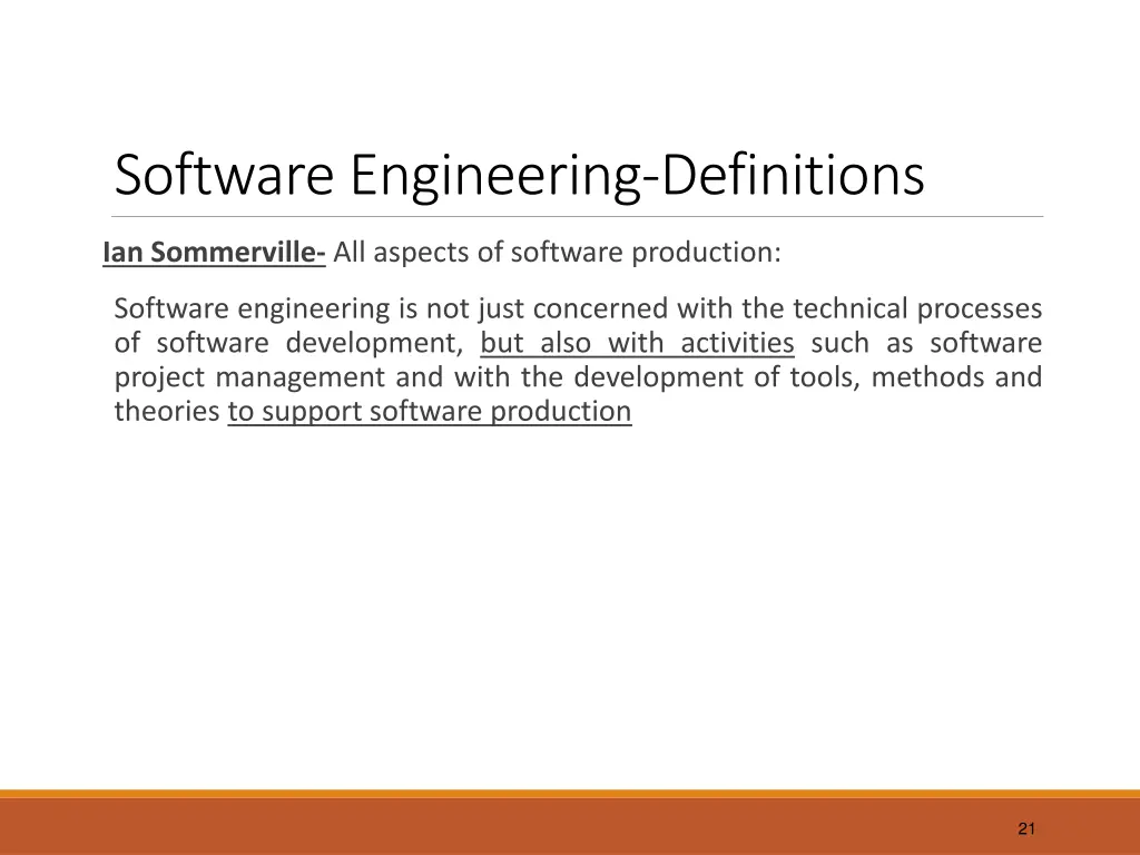 software engineering definitions 1