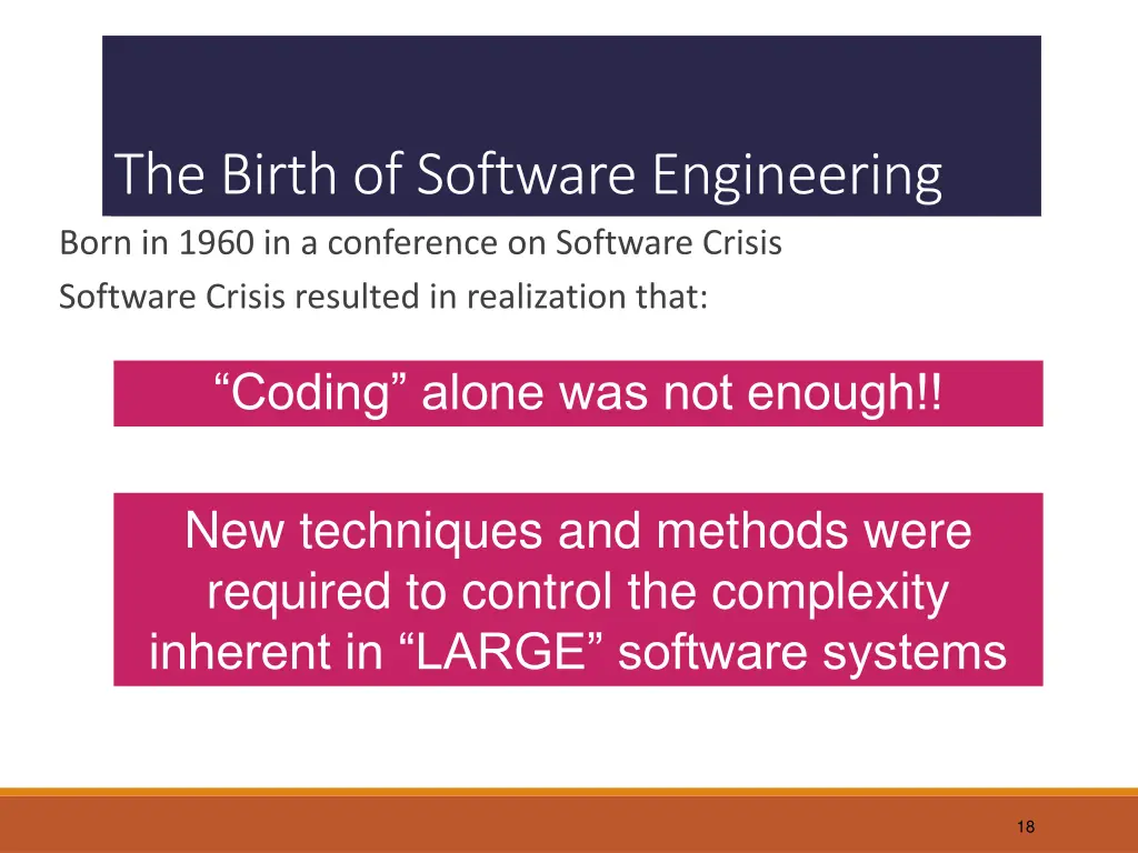 the birth of software engineering born in 1960