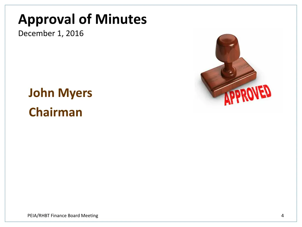 approval of minutes december 1 2016