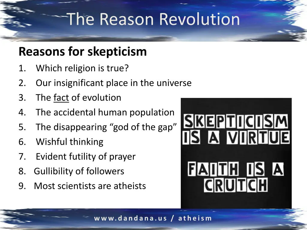 the reason revolution 7