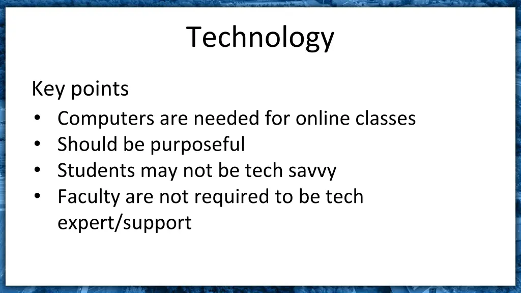 technology
