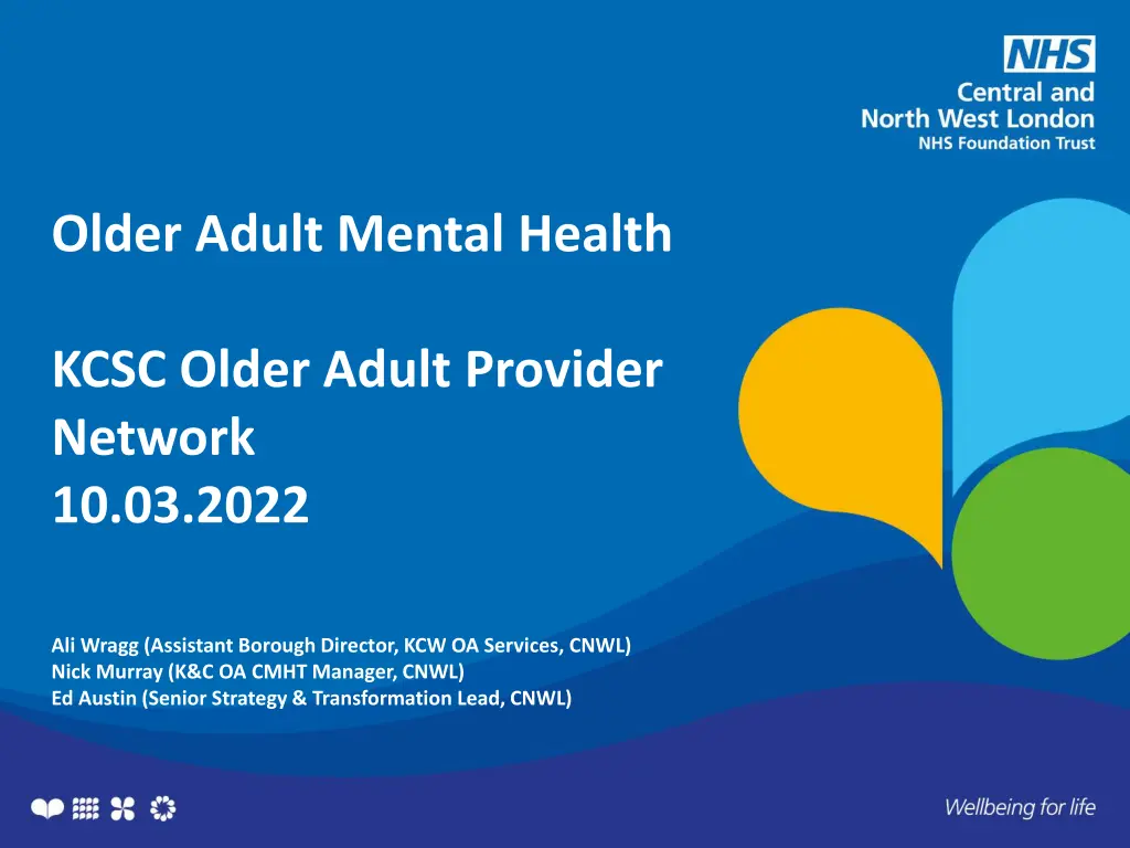older adult mental health