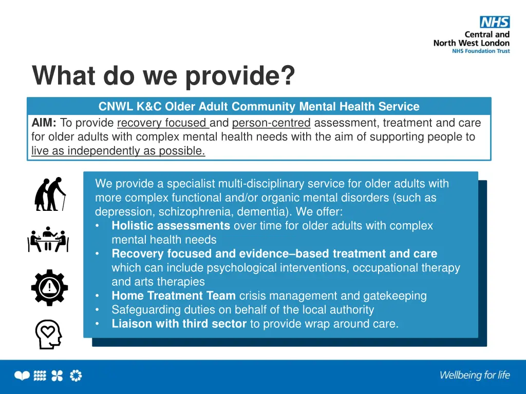 what do we provide