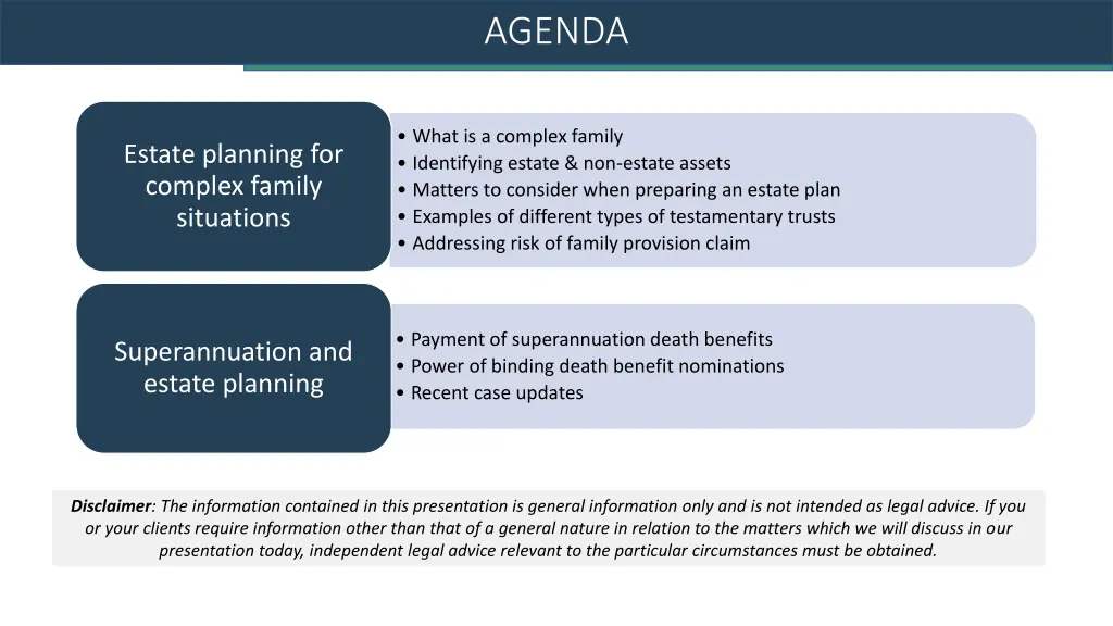 agenda