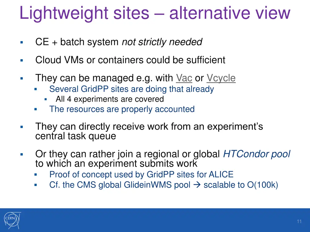lightweight sites alternative view