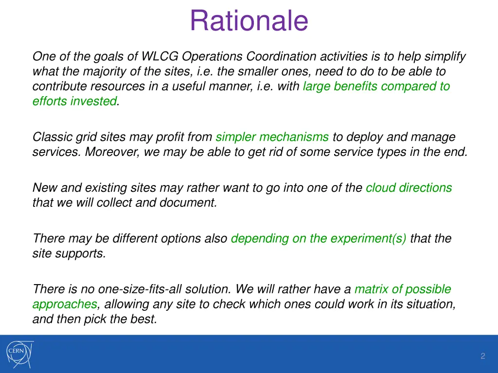 rationale