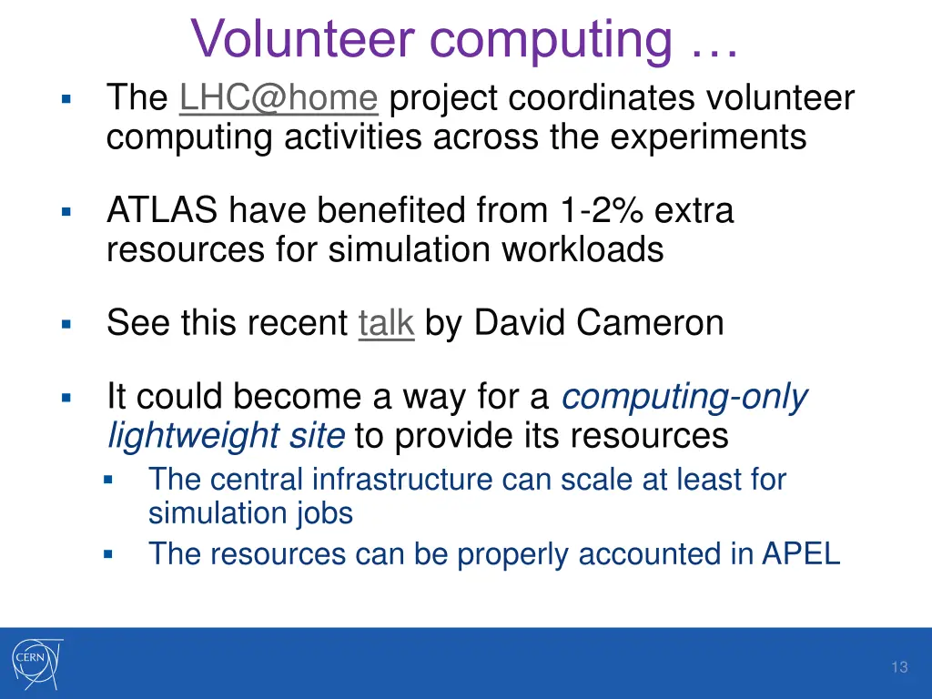 volunteer computing the lhc@home project