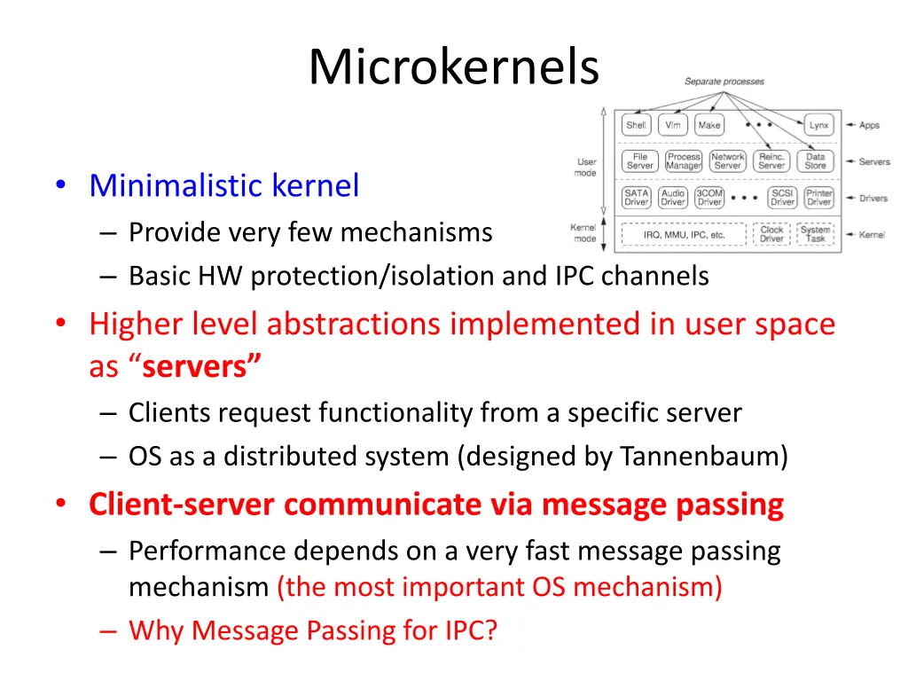microkernels