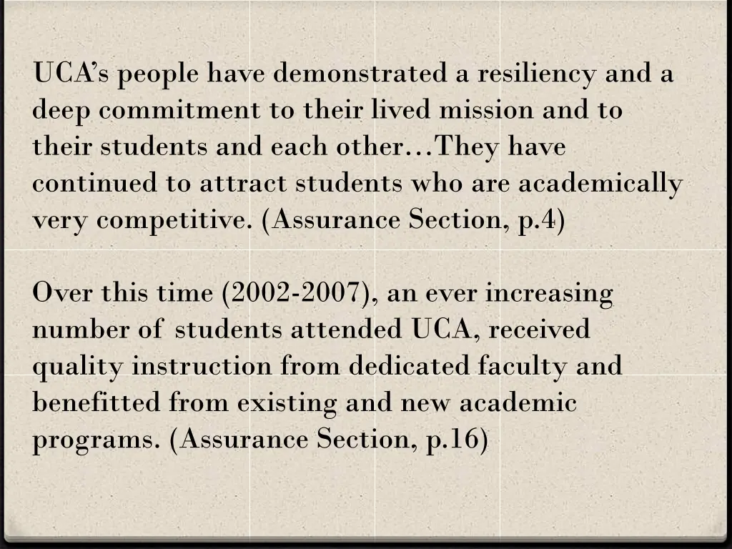 uca s people have demonstrated a resiliency