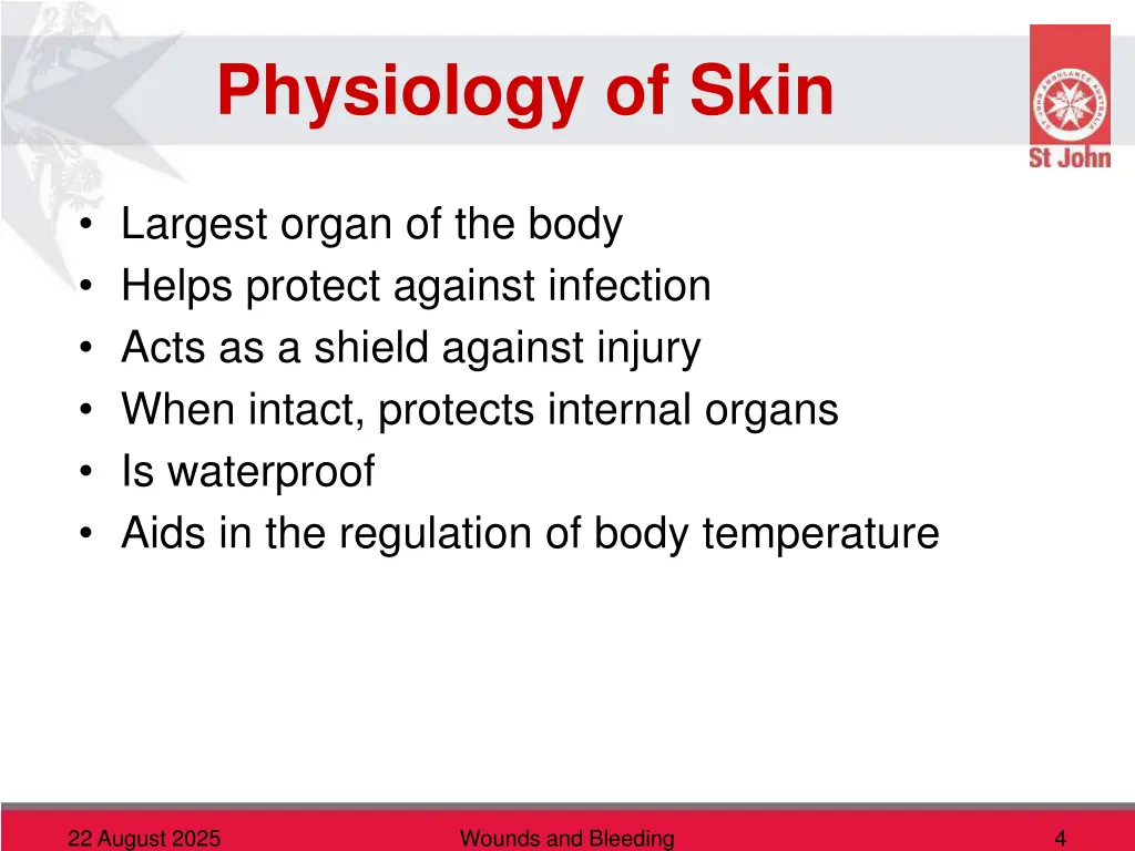 physiology of skin