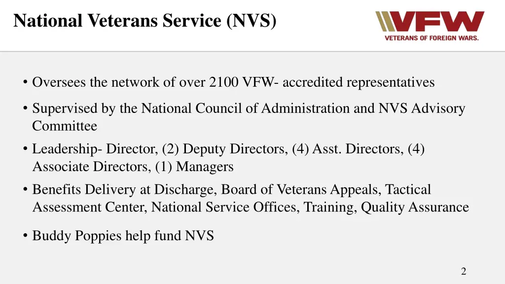 national veterans service nvs