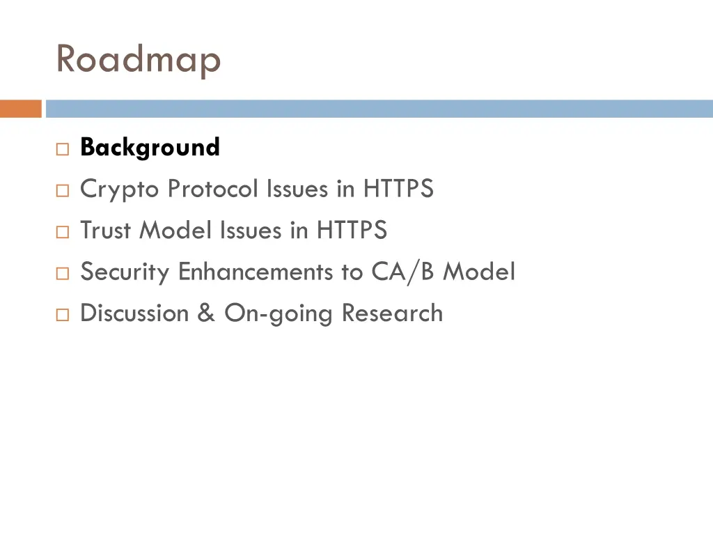roadmap