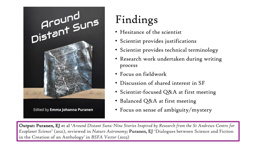 findings hesitance of the scientist scientist
