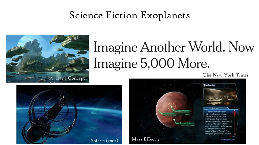 science fiction exoplanets