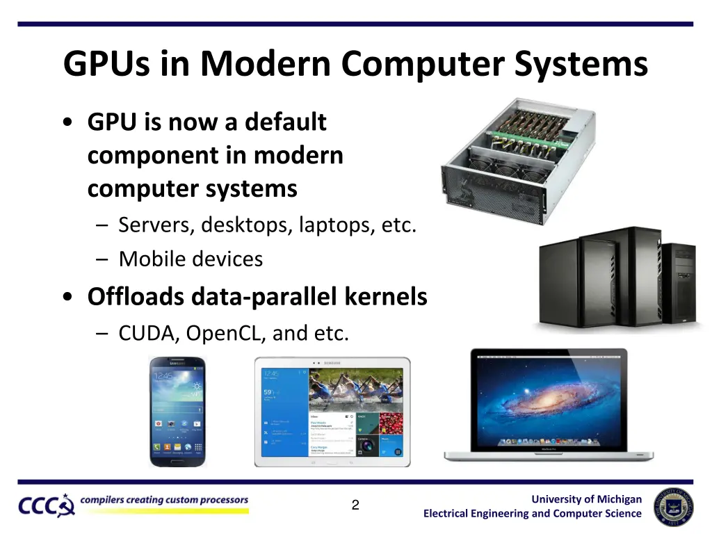 gpus in modern computer systems