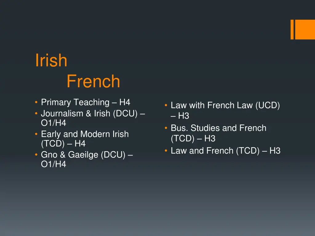 irish
