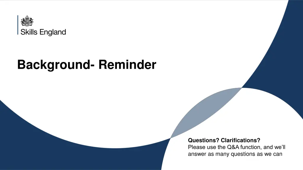 background reminder