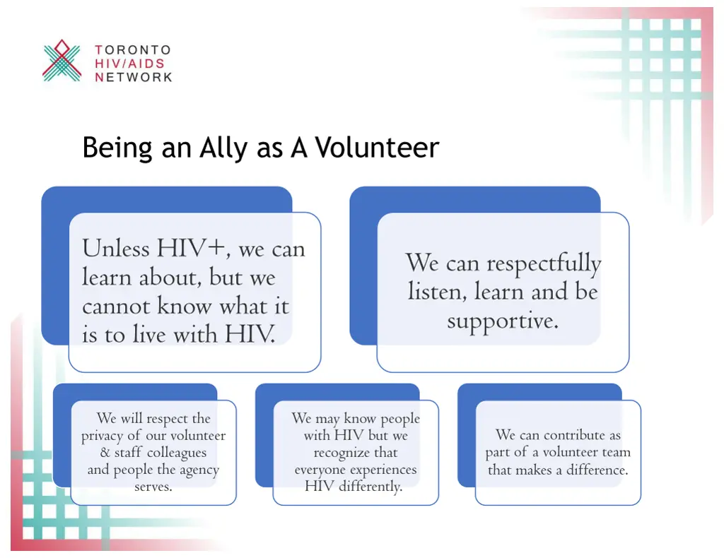 being an ally as a volunteer