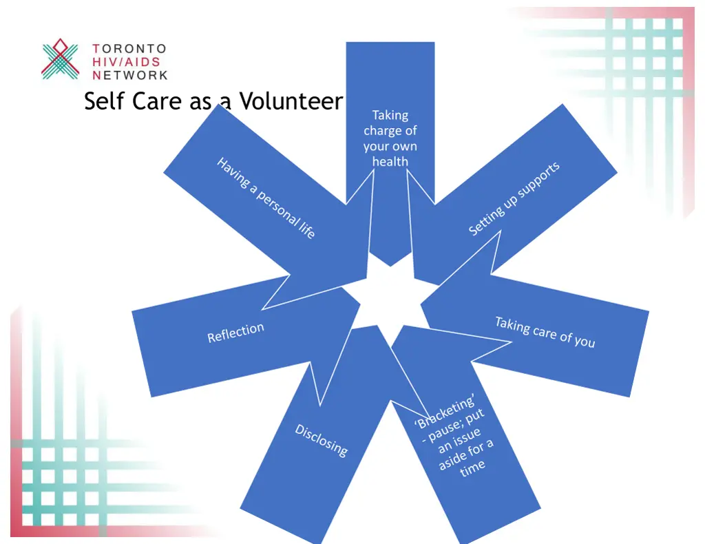 self care as a volunteer
