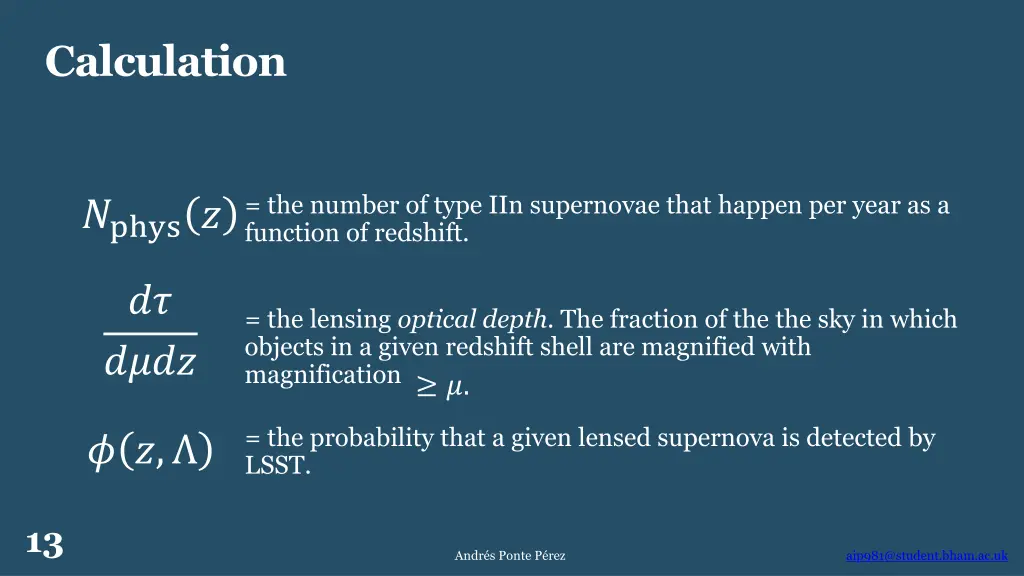 calculation 1