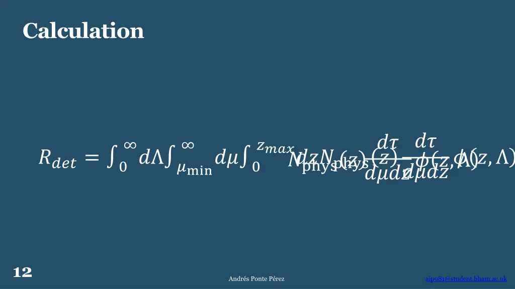 calculation