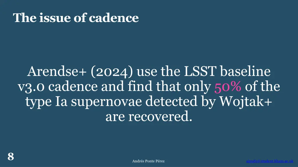 the issue of cadence