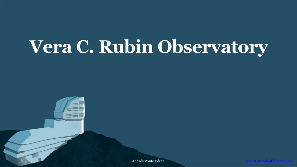 vera c rubin observatory