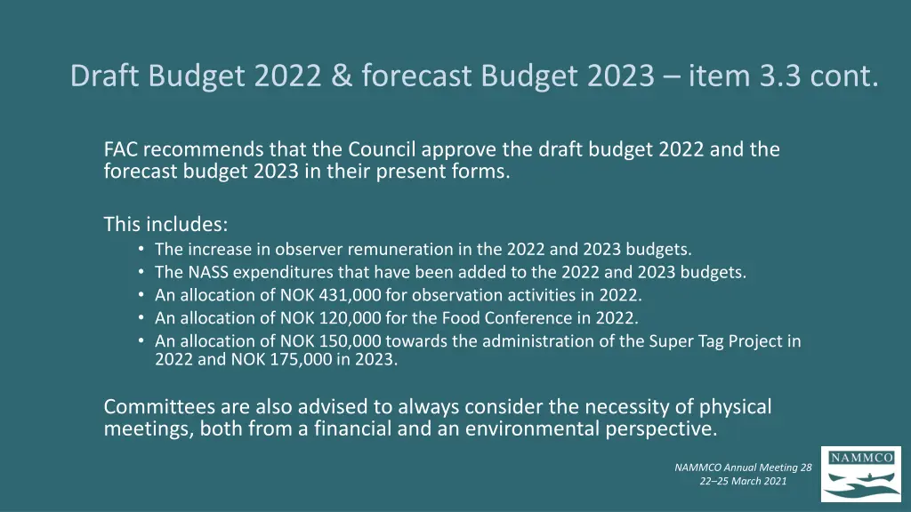 draft budget 2022 forecast budget 2023 item