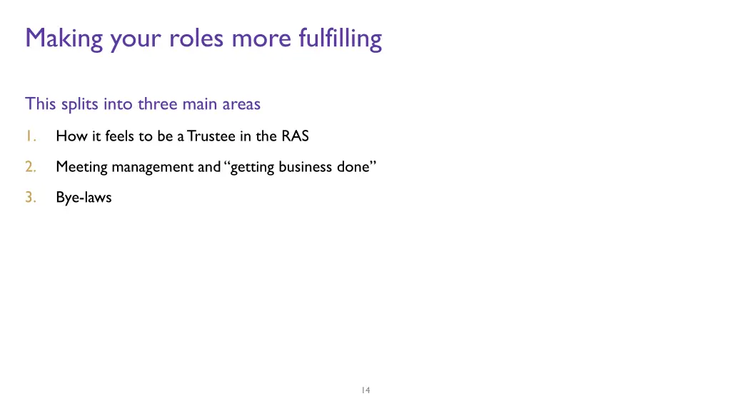 making your roles more fulfilling