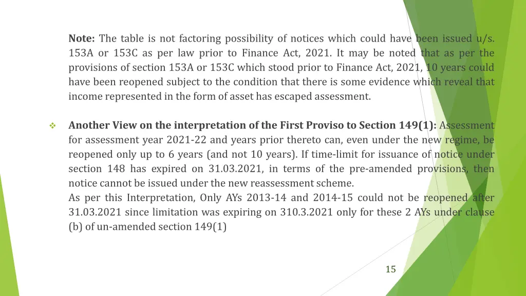note the table is not factoring possibility