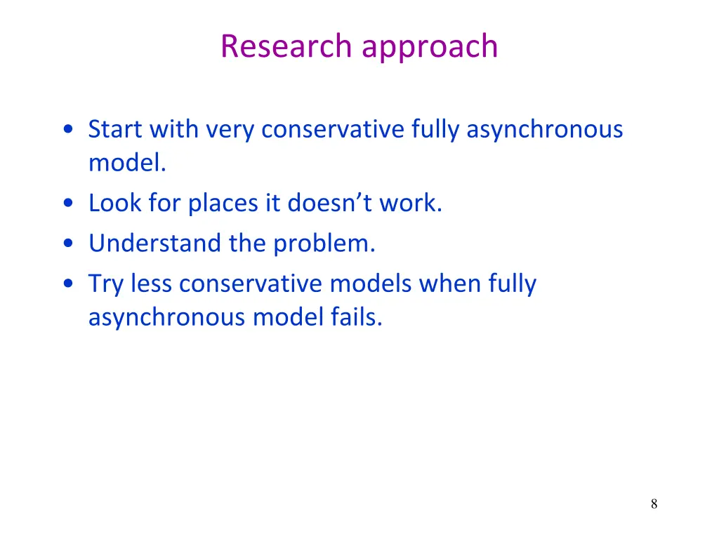 research approach
