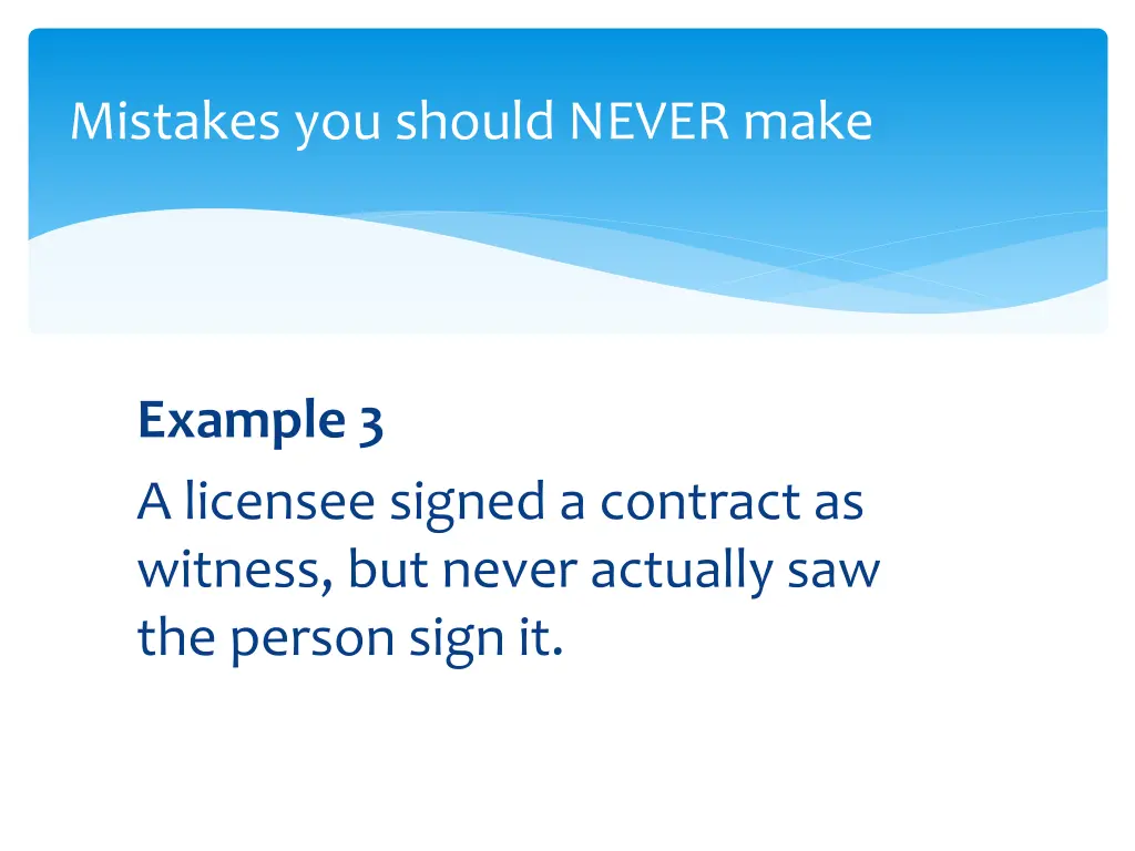 mistakes you should never make 5