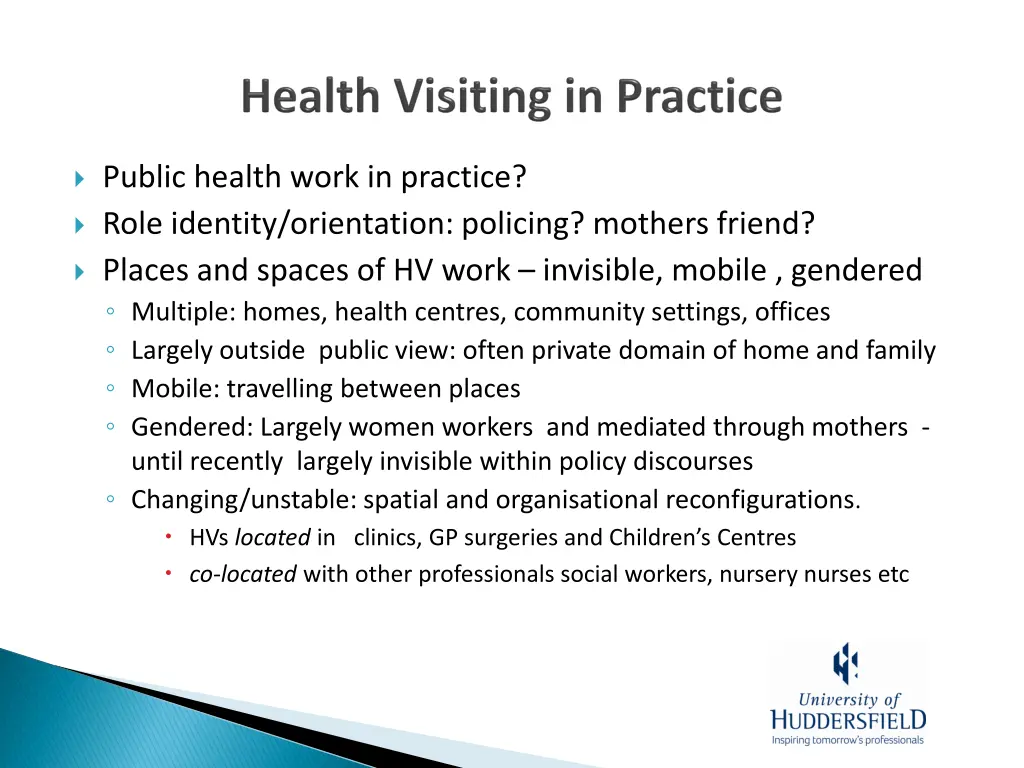 public health work in practice